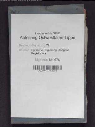 Verwendung des auf Lippe entfallenden Anteils an den französischen Kriegskostenentschädigungen, Band 2