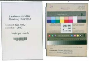 Entnazifizierung Jakob Hattrops , geb. 18.07.1902 (Stahlwerker)