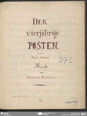 Der Vierjährige Posten - Mus.8503-F-500