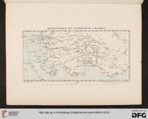 Übersichtskarte des südwestlichen Kleinasiens
