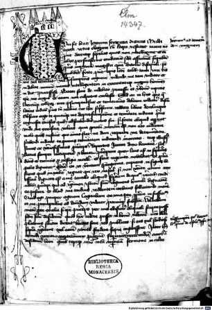 Michael Pragensis. Innocentius III. papa - BSB Clm 14347