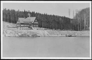 Kriebstein. Talsperre - Stausee und Gaststätte