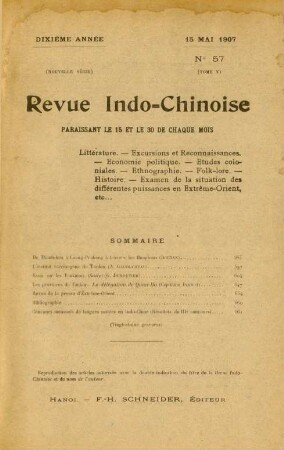 15 Mai 1907. No. 57.