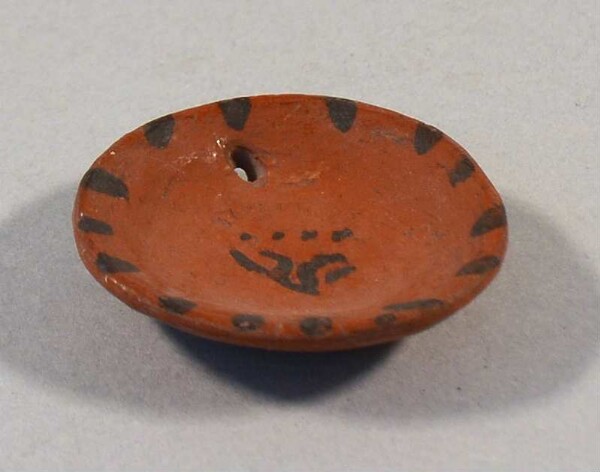 Clay plate (miniature)