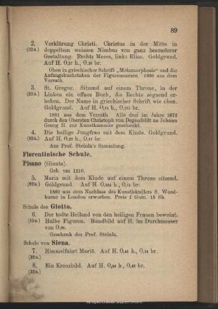 Florentinische Schule.