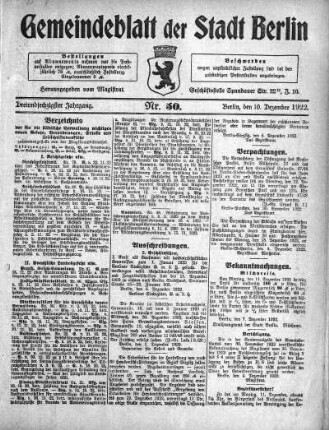 1922,50: Nr. 50, 10. Dezember 1922