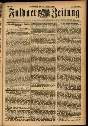 Ausgabe vom Donnerstag, den 30. August 1894.