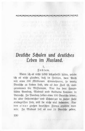 Deutsche Schulen und deutsches Leben im Ausland