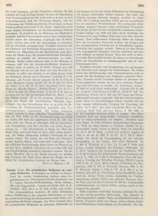 357-359 [Rezension] Cumont, Franz Valery Marie, Die orientalischen Religionen im römischen Heidentum