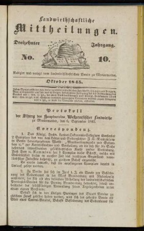 Dreizehnter Jahrgang. No. 10.
