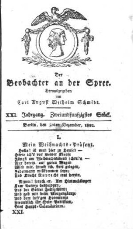 52. Stueck, 30. Dezember 1822