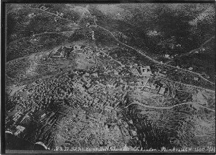 Bethlehem St. Holzhausen-Steinkrau Strasse Jerusalem-Hebron v.r.n.l. l.o. Armen Waisenhaus Bethlehem v ONO v. Hebronstr. bis Geburtskirche UBR NO l. unten Geburtskirche r. oben nahe betgala