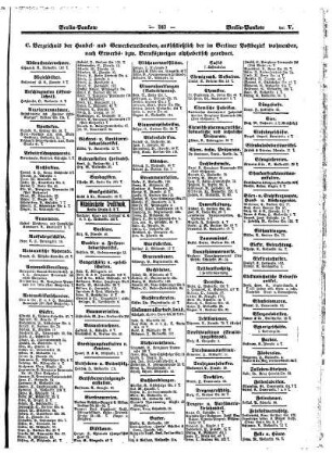 C. Verzeichniß der Handel= und Gewerbetreibenden, nach Erwerbs= bezw. Berufszweigen alphabetisch geordnet