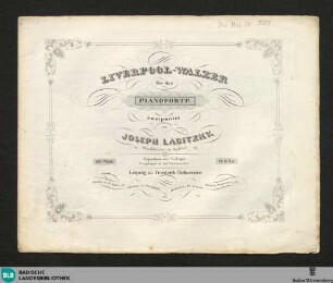 Liverpool-Walzer für das Pianoforte : 123tes Werk