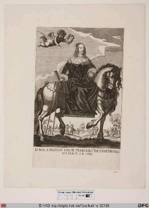 Bildnis Luise Henriette, Kurfürstin von Brandenburg, geb. Prinzessin von Oranien
