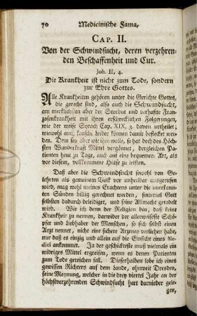 Cap. II. Von der Schwindsucht, deren verzehrenden Beschaffenheit und Cur.