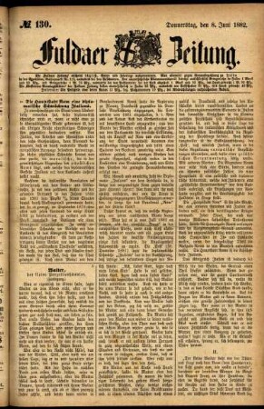 Ausgabe vom Donnerstag, den 08. Juni 1882.