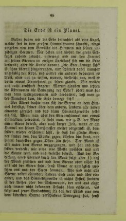 Die Erde ist ein Planet