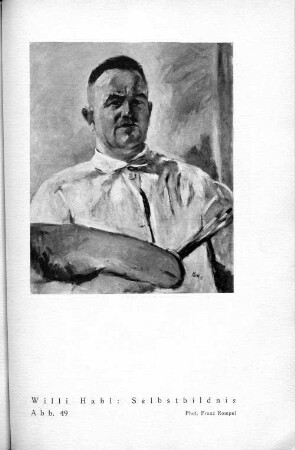 Willi Habl: Selbstbildnis. Abb. 49