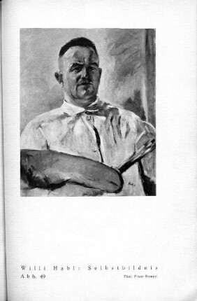 Willi Habl: Selbstbildnis. Abb. 49