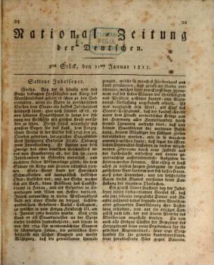 National-Zeitung der Deutschen. 1815