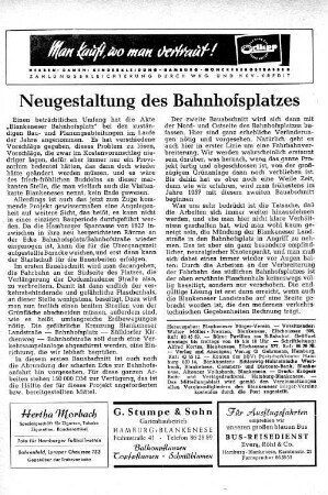 Neugestaltung des Bahnhofsplatzes