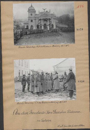 Feier des Geburtstages S.M. des Kaisers in Brzezany