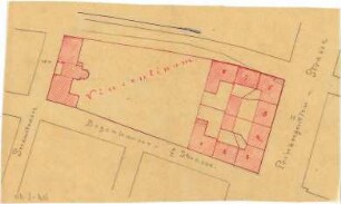 Seidl, Gabriel von; München, Öttingen- / Reitmorstr.; Vinzentinum - Lageplan