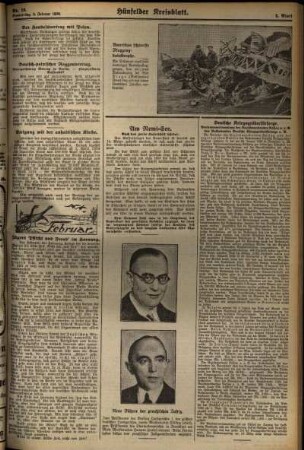 Zweite Ausgabe vom Donnerstag, den 06. Februar 1930.