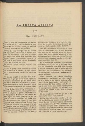 La puerta abierta