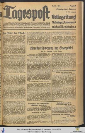 Nr. 322-349 (Dezember 1934)