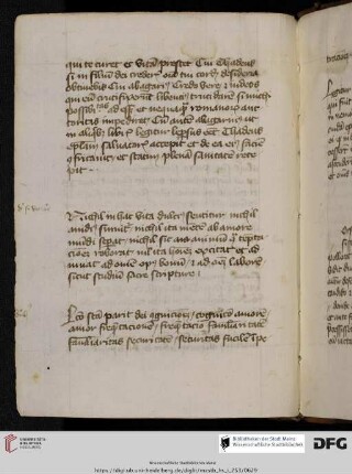 Mehrere kurze Texte: a) Exzerpt aus Ps.-Bernardus Claraevallensis, Meditationes de cognitione humanae conditionis und Dictum Bernardi; b) Miraculum; c) Visio Morsei