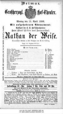 Nathan der Weise