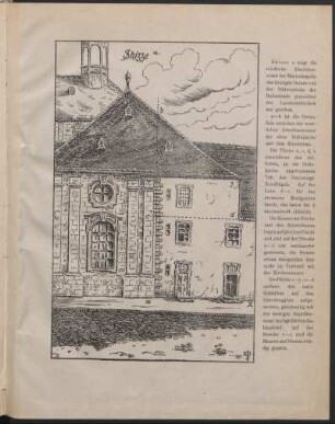 Skizze a nördliche Abschlusswand der Marienkapelle des heutigen Domes