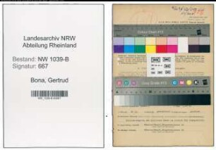 Entnazifizierung Gertrud Bona , geb. 30.07.1894 (Angestellte)