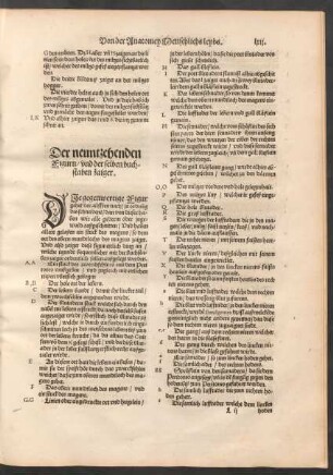 Der neuntzehenden Figurn/ und der selben buchstaben zaiger.
