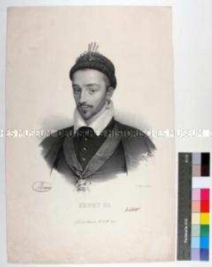 Porträt des Henri III. König von Frankreich
