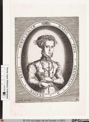 Bildnis Maria, kgl. Prinzessin von Portugal