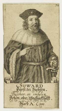 Bildnis des Suward, Fürst der Sachsen