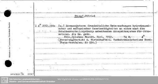 Stumpf, Otfried