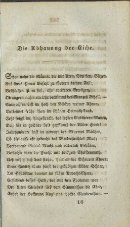 Die Abhauung der Eiche.
