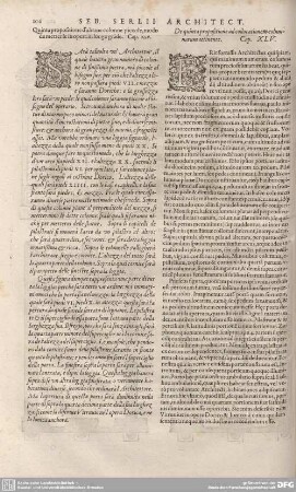 Quinta propositione d'alcune colonne piccole, modo de metterli in opera in luogo grade. Cap. XLV.