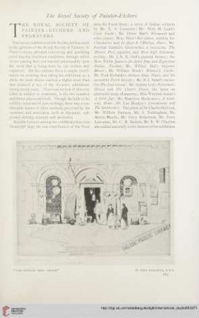 Vol. 55 (1915) = No. 219: The Royal Society of Painter-Etchers and Engravers