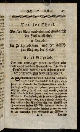 313-335, Erstes Gespräch - Zweites Gespräch