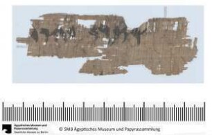 Aramäischer Papyrus, aramäische Version der Behistun‚ Inschrift Dareios’ I., Fragment