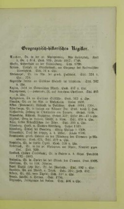 Geographisch-historisches Register