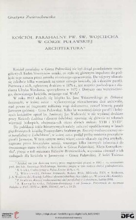 Kościół parafialny pw. św. Wojciecha w Górze Puławskiej (architektura)