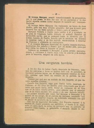 Una venganza terrible.