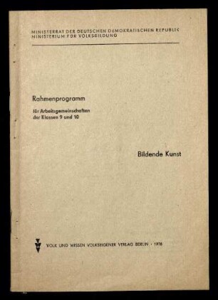 Bildende Kunst
