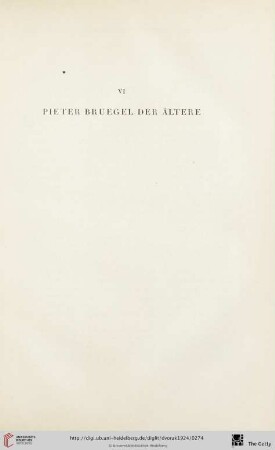 VI. Pieter Bruegel der Ältere